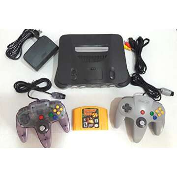 Nintendo 64 Console With Donkey Kong 64 Game & 2 Controllers