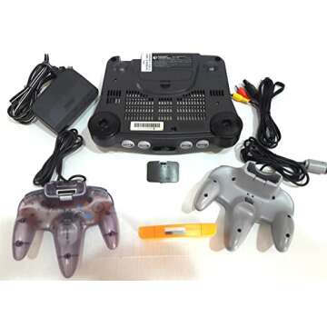 Nintendo 64 Console With Donkey Kong 64 Game & 2 Controllers