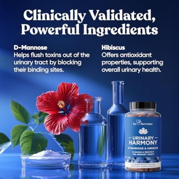 Urinary Harmony D-Mannose Capsules for Women's Health