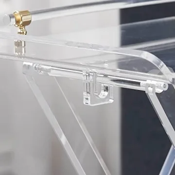 Modern LIKENOW Acrylic Folding Tray Table - Space-Saving Style