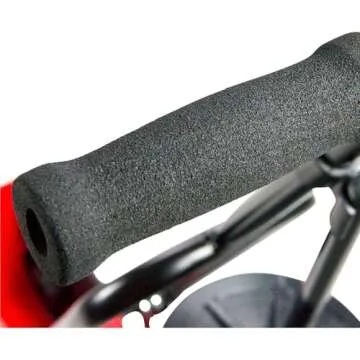 Chapin 8701B Garden Push Seeder Planter With 6 Seed Plates for up to 20 Varieties of Seeds, Zinc Plow Blade, Row Marker, Powder Coated Steel Frame, Red/Black