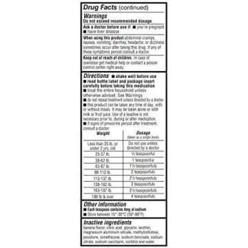 REESE'S PINWORM Medicine Liquid, Family Friendly Treatment