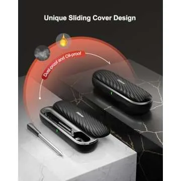 Wireless Meat Thermometer Probe Bluetooth for Smoker 500ft, Fitflavor Digital Grill Meat Thermometer Wireless for Grilling BBQ Cooking Oven, Rechargeable Batterry, IP67 Waterproof