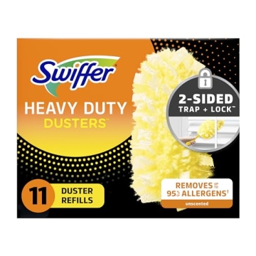Swiffer Heavy Duty Dusters - 11ct, Unscented, Allergen-Removing Cleaning Solution