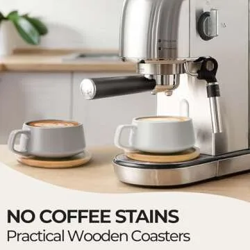 MIAMIO Ceramic Tea Cups – Perfect for Coffee Lovers