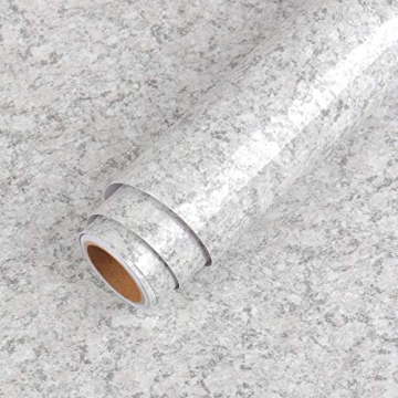 LaCheery 160 x 36 inch Granite Contact Paper for Countertops Waterproof Wallpaper Peel and Stick Cou...