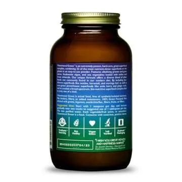 HealthForce SuperFoods Vitamineral Green - Mineral Supplement for Immune & Thyroid Support - Green Powder Supplement with Ingredients from The Land - Gluten-Free & Vegan - 150 Grams