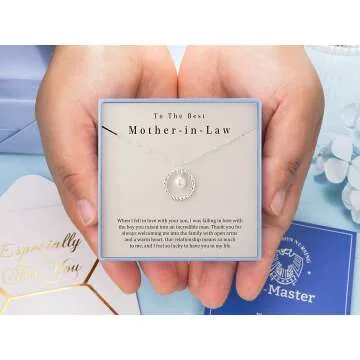 Mother in Law Necklace - Sterling Silver Holiday Gift