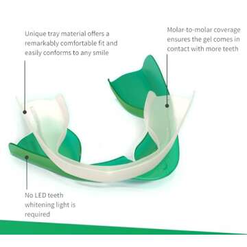 Opalescence Go 10% - Prefilled Teeth Whitening Trays Kit (10 Treatments) - 10% Hydrogen Peroxide - Mint Made by Ultradent Products. Go Teeth Whitening Kit -Mint- GO10-5193-1
