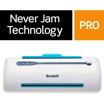 Scotch PRO Laminator, Jam-Free Technology, 9 Inch