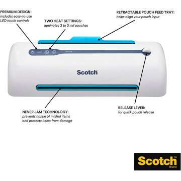 Scotch PRO Laminator, Jam-Free Technology, 9 Inch