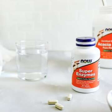 NOW Foods Super Enzymes for Optimal Digestion - 90 Tablets