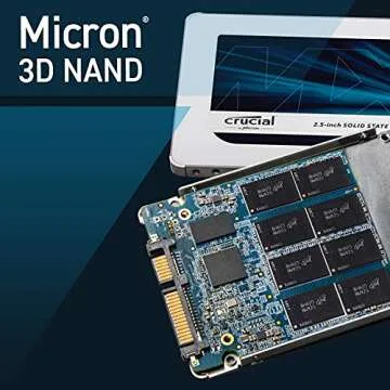 Crucial MX500 4TB SSD - Speed and Security Combined