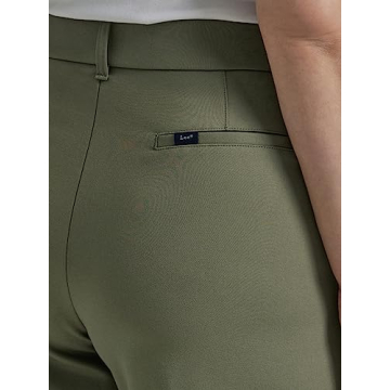 Lee Women's Ultra Lux Wide Leg Pants - Olive Grove Comfort
