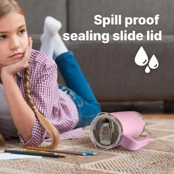 Mollcity Kids Insulated Tumbler with Handle 20 oz Reusable Cup