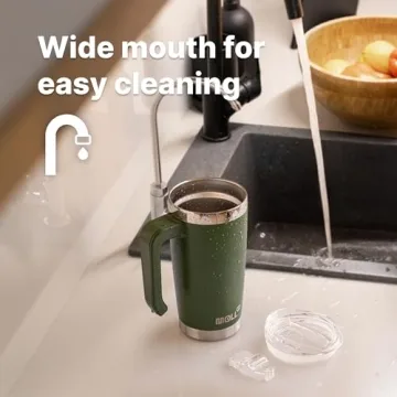 Mollcity Kids Insulated Tumbler with Handle 20 oz Reusable Cup