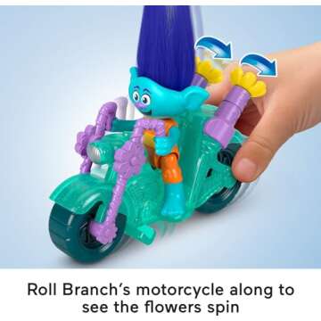Fisher-Price Imaginext DreamWorks Trolls Sparkle & Roll Pack