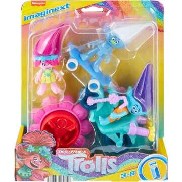 Fisher-Price Imaginext DreamWorks Trolls Sparkle & Roll Pack