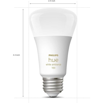 Philips Hue Smart LED Light Bulbs - Voice Control & Energy Efficient