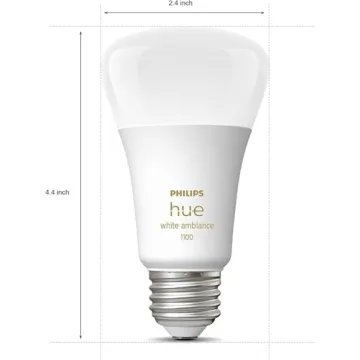 Philips Hue Smart LED Light Bulbs - Voice Control & Energy Efficient