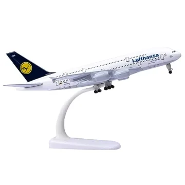 Bswath Lufthansa A380 1:300 Scale Metal Model Airplane