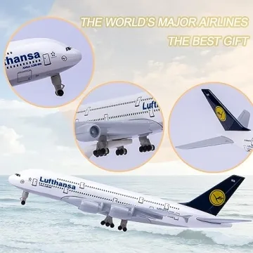 Buy Lufthansa A380 1:300 Scale Metal Model Airplane