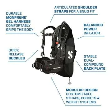 Scubapro Hydros Pro Men’s Diving BCD for Ultimate Comfort