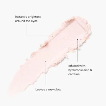 TULA Skin Care Eye Balm Rose Glow - Dark Circle Treatment, Instantly Hydrate and Brighten Undereye Area, Portable and Perfect to Use On-the-go, 0.35 oz.