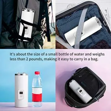 iMiGoo Dual Brew Electric 8oz Coffee & Tea Percolator, 17oz Boil Water, Keep Warm, Portable Multi-Functional Stainless Steel Pot for Home/Office/Camping