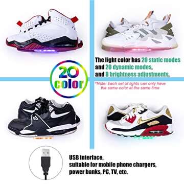 Stylish SIPRDE Floating Shoe Display Shelf with Lights