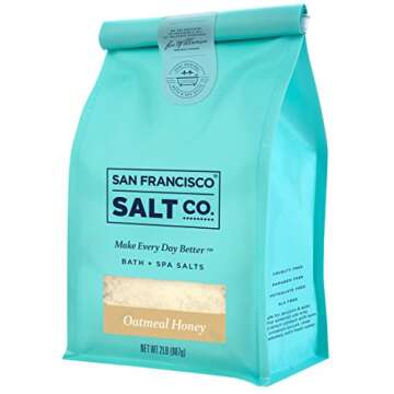 Oatmeal Honey Bath Salts - Relaxing 2 lb Luxury Bag