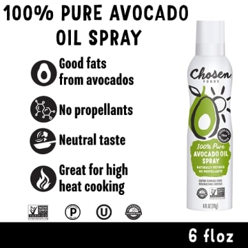 Pure Avocado Oil Spray for Healthy Cooking and Baking