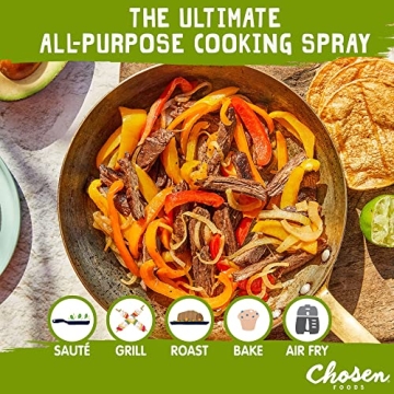 Pure Avocado Oil Spray for Healthy Cooking and Baking