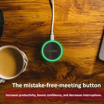 MuteMe - Illuminated Mute Button for Zoom, Teams, WebEx