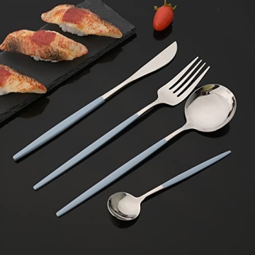 Stylish JASHII 24-Piece Flatware Set for Modern Dining