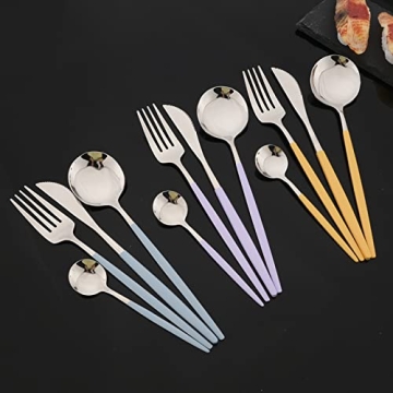 Stylish JASHII 24-Piece Flatware Set for Modern Dining