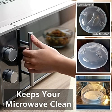 Microwave Splatter Cover for Food Safe and Easy to Use