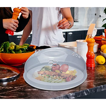 Microwave Splatter Cover for Food Safe and Easy to Use