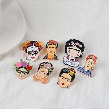 HoGadget Cute Brooch Pins Decorative Enamel Lapel Pin Brooch Charms Jewelry Badge Banquet Scarf Pins Gifts