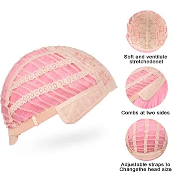 Trendy Pink Bob Wig - Stylish Synthetic Hair for All