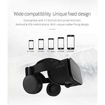 VR Headset for iPhone & Android - 3D Immersion & Gaming