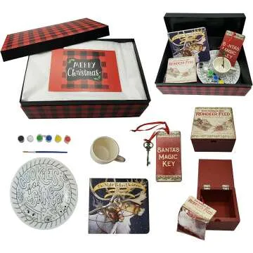 Christmas Eve Box with Santa Plate and Magic Food