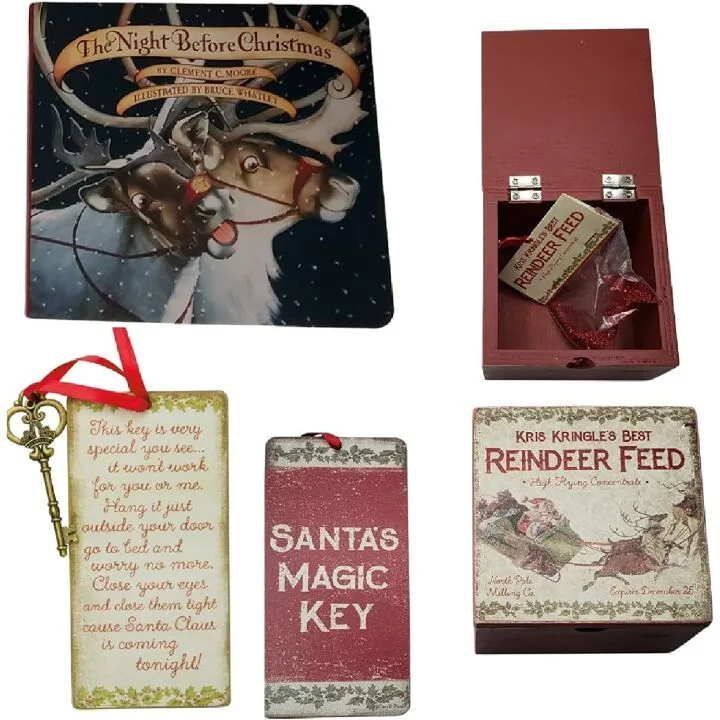 Christmas Eve Box with Santa Plate and Magic Food