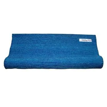 Ekaminhale Organic Yoga Rug - Blue - 70 x 198 cm