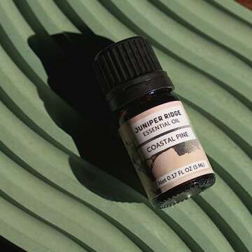 Juniper Ridge Coastal Pine Essential Oil - Refreshing Fragrance with Pine, Citrusy Conifer, & Ocean Air Notes - 5ml - Packaging May Vary
