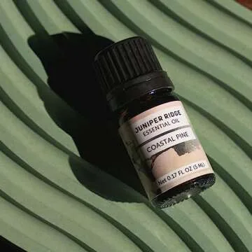 Juniper Ridge Coastal Pine Essential Oil - Refreshing Fragrance with Pine, Citrusy Conifer, & Ocean Air Notes - 5ml - Packaging May Vary