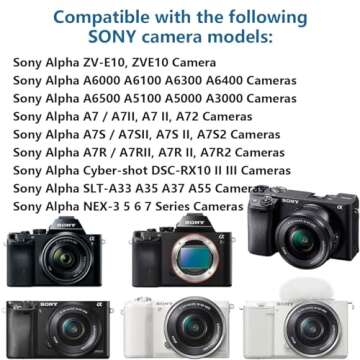 HY1C Dummy Battery Kit for Sony Alpha Continuous Power Supply