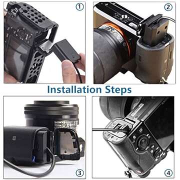 HY1C Dummy Battery Kit for Sony Alpha Continuous Power Supply