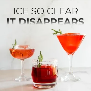 True Cubes Crystal Clear Ice Maker for Bar-Quality Cocktails