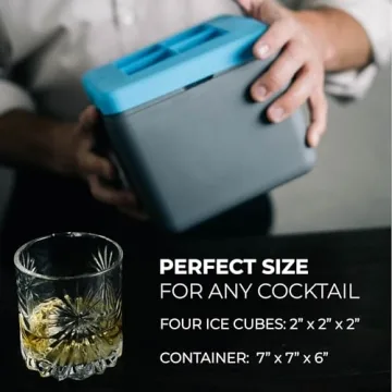 True Cubes Crystal Clear Ice Maker for Bar-Quality Cocktails